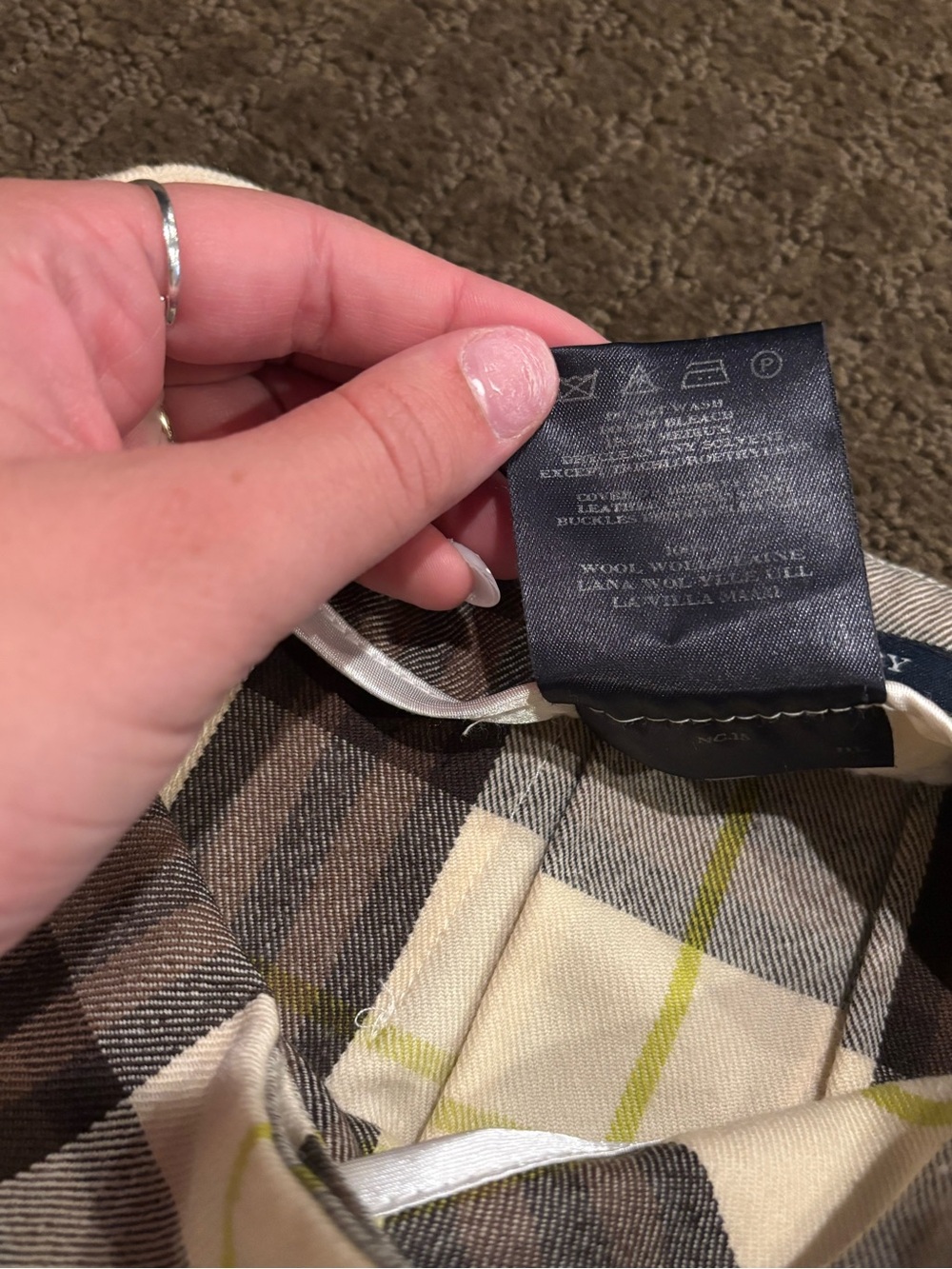 Burberry Wool Mini Skirt - Picture 4 of 4